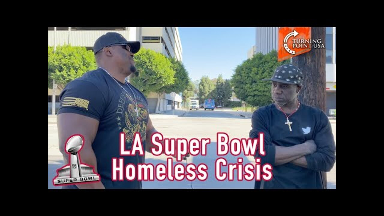 Los Angeles Covered Up The Homeless Crisis For The Super Bowl!!