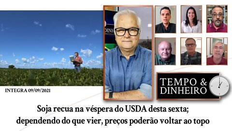 Soja recua na véspera do USDA desta sexta; dependendo do que vier, preços poderão voltar ao topo