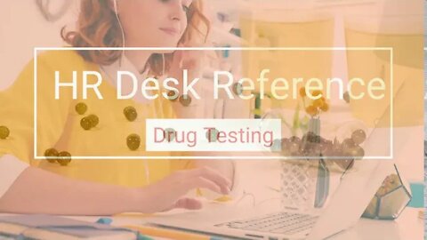 Drug Testing - Human Resource Reference