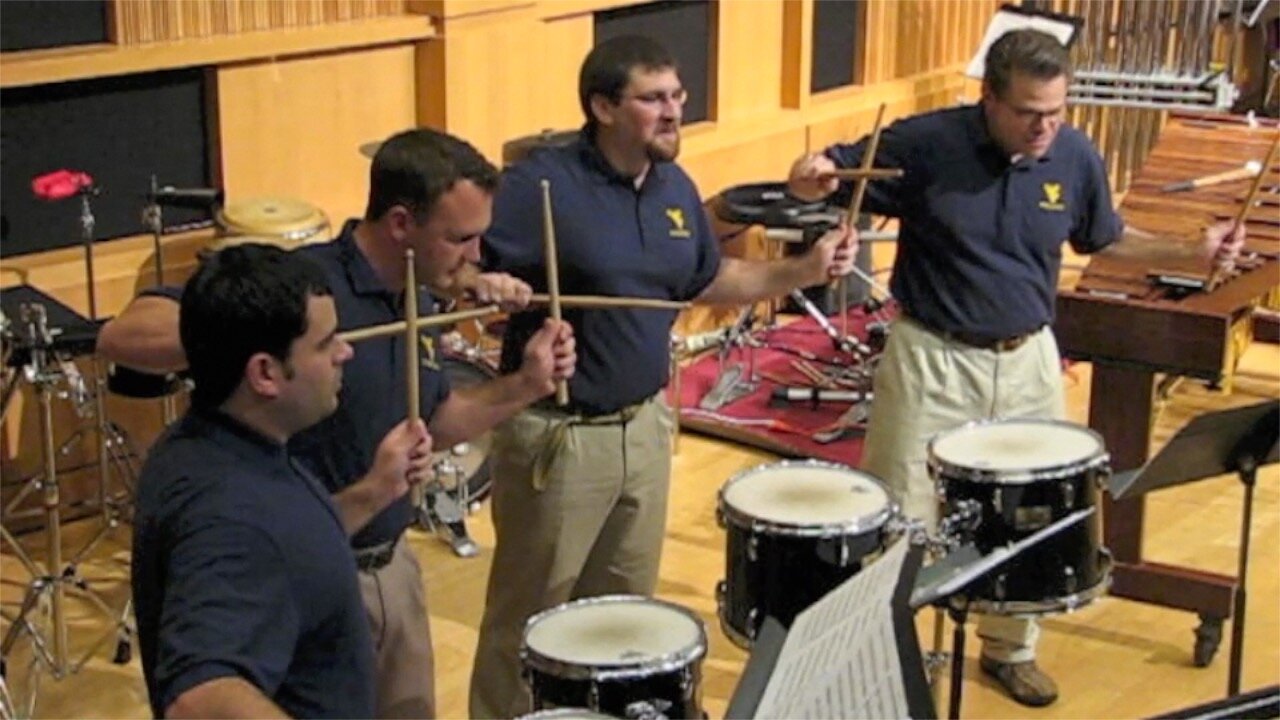 Mountain Men Percussion Ensemble: "Rhythm Storm II" by David Newcomb (2013)