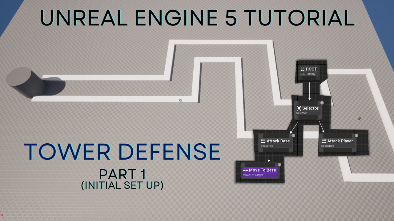 UE5 3rd Person Tower Defense Tutorial Part 1: Initial Set Up