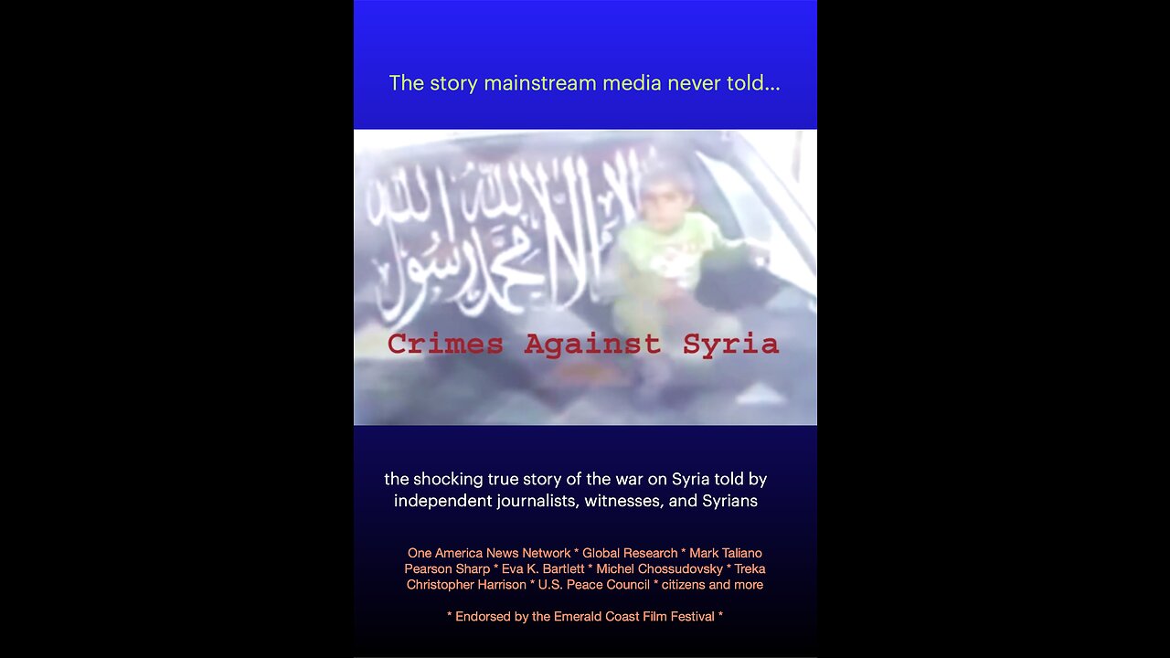 "Crimes Against Syria" trailer