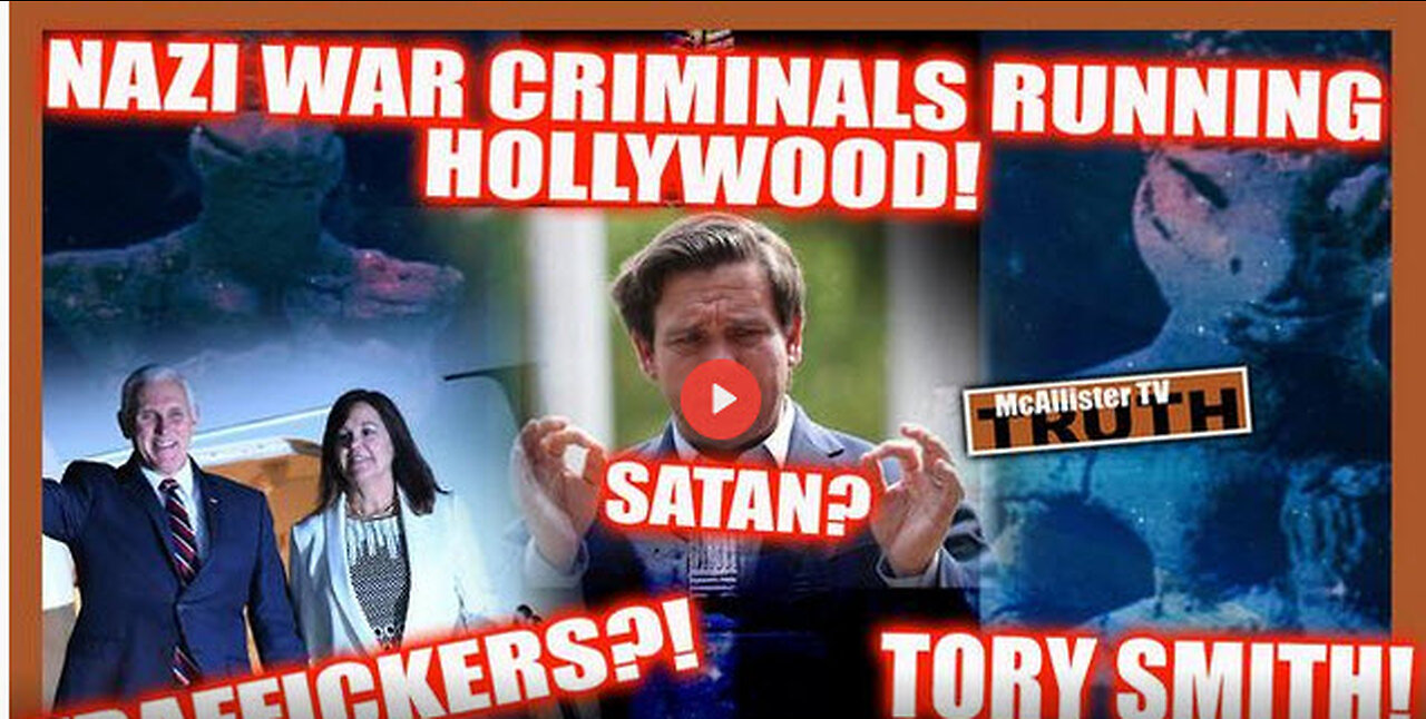 N_AZI WAR CRIMINALS IN HOLLYWOOD!? MIKE PENCE LUCIFERIAN! KAREN PENCE TRAFFICKER?