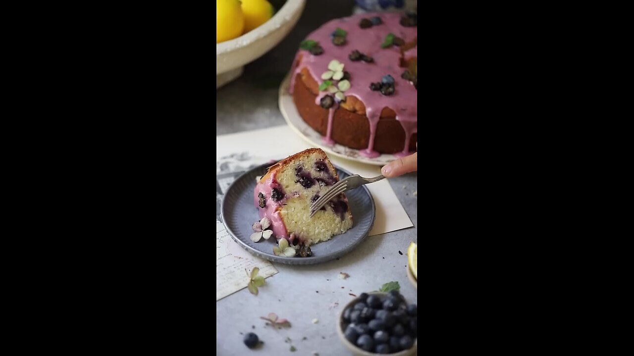 recipe of blueberry lemon cake