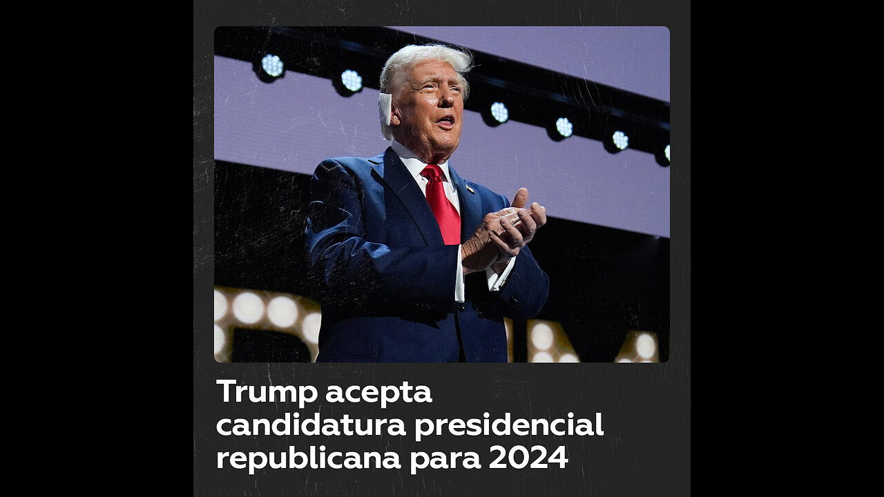 Trump acepta la nominación republicana a la presidencia de EE.UU.