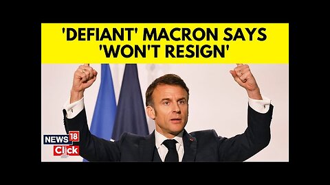 Macron Stands Firm, Dismisses Resignation Calls, And Backs Barnier’s Resilience | France | N18G