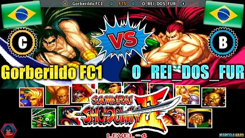 Samurai Shodown II (Gorberildo FC1 Vs. O_REI_DOS_FUR) [Brazil Vs. Brazil]