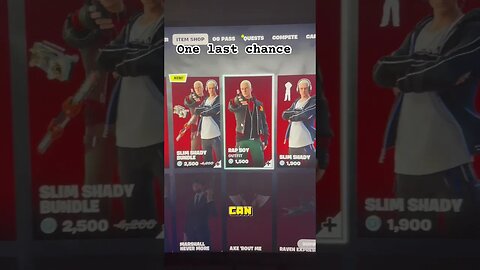 2 more hours till 1 lucky person wins Eminem skin #fortnite #eminem #giveaway