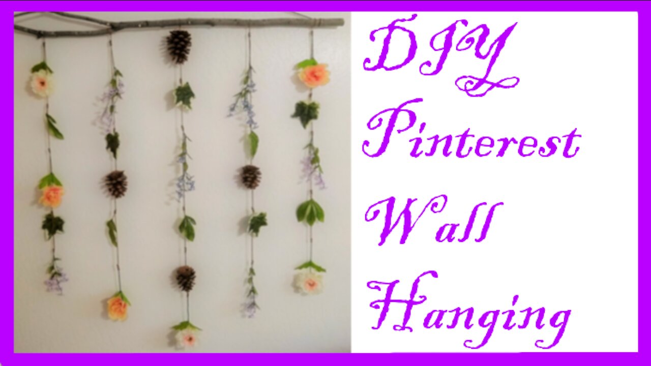 How to Make a Flower Wall Hanging