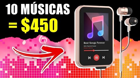 Ouça Música e Seja Pago (10 Músicas = $450,00) Ganhe Dinheiro Online Ouvindo Música 2022