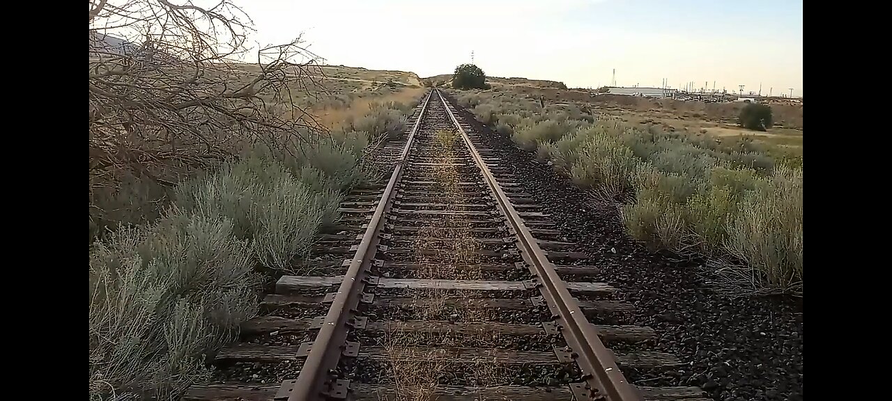 Abandoned Railroad Tracks & Stealth Camping Location near Salt Lake City