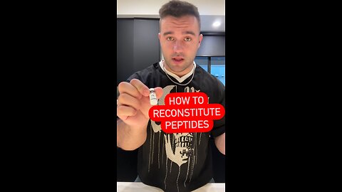 How to Reconstitute Peptides