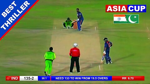 The most heart touching thriller cricket match between two rival countries