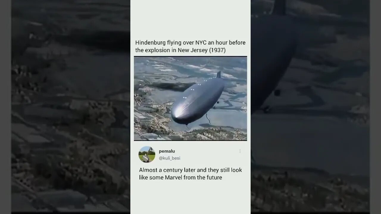 Der letzte Flug der Hindenburg coloriert