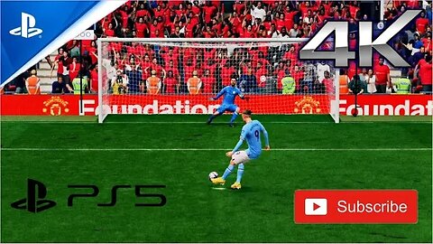 (PS5) FIFA 23 - Manchester United vs Manchester City-Haland Penalty 4k- Myway Gamerz