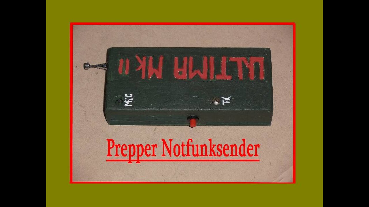 UKW FM Notfunksender FM Transmitter selber bauen