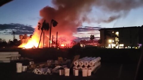 Punta Gorda condo fire