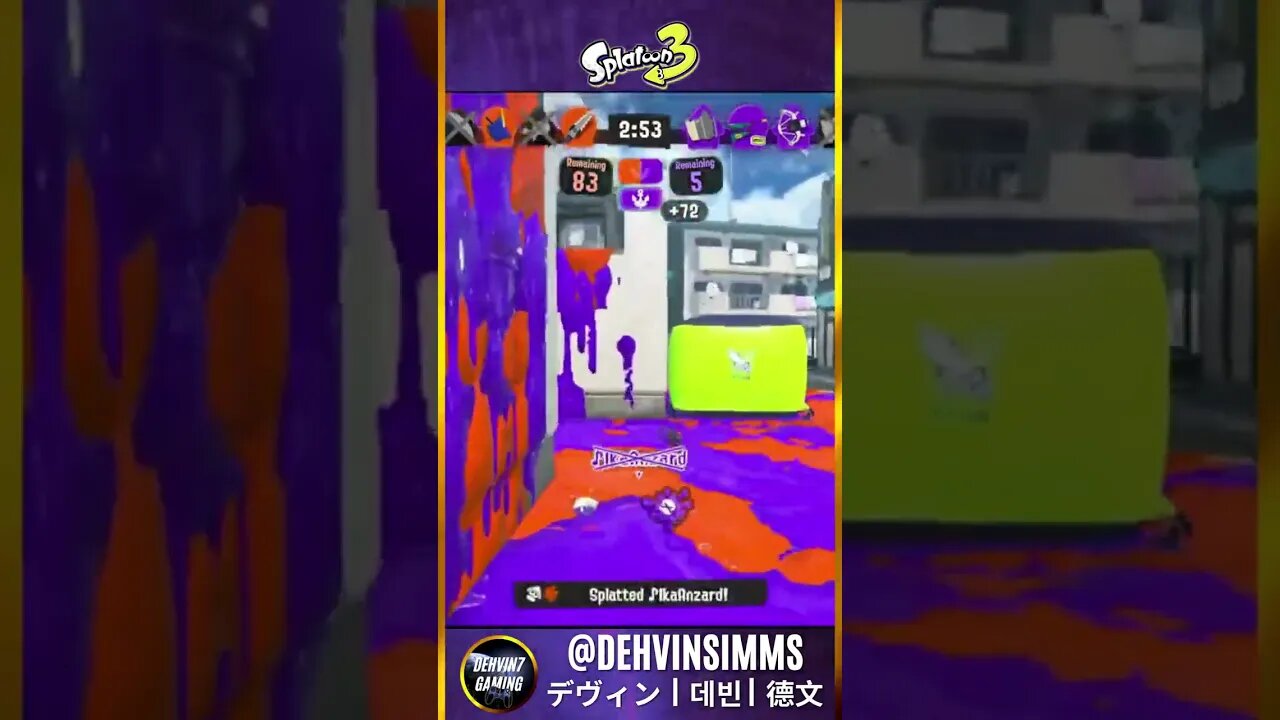 I just discovered a hack in Splatoon!