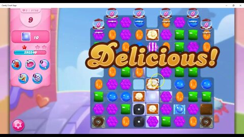 Candy Crush Level 5756 Talkthrough, 25 Moves 0 Boosters