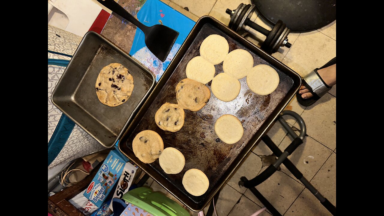 Making cookies