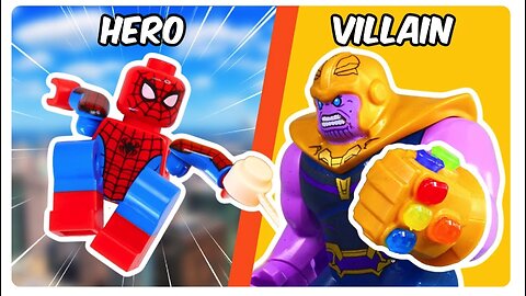 I built a LEGO SUPERHERO WORLD...