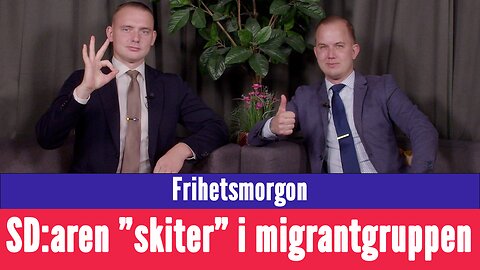 Frihetsmorgon - SD:aren "skiter i" migrantgruppen - "De är tjuvar"