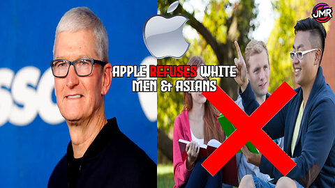 Apple EXCLUDES white men & Asians from their Entrepreneur camp!