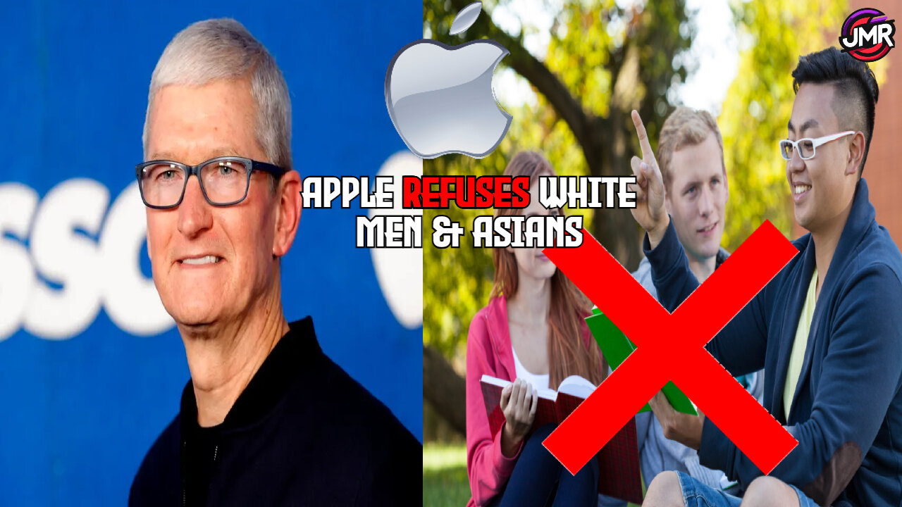 Apple EXCLUDES white men & Asians from their Entrepreneur camp!