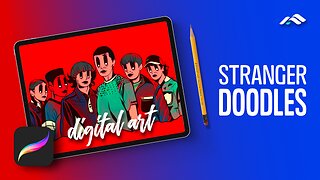 ✍️ Art DOODLES STRANGER THINGS | Drawing