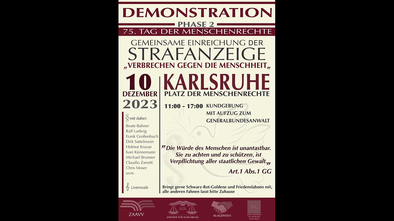 Gifhorn Schillerplatz 18:30 Uhr Montagsspaziergang Deutschland steht auf demokratievs1984