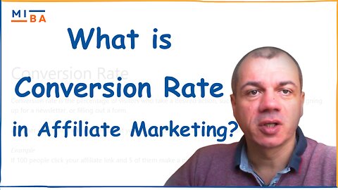 What is Conversion Rate in Affiliate Marketing (Explained for Beginners) | #conversionrates