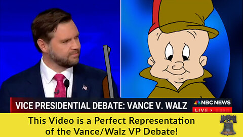 This Video is a Perfect Representation of the Vance/Walz VP Debate!