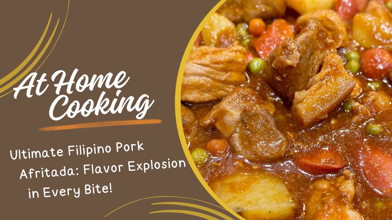 Delicious Filipino Pork Afritada Recipe with Tomato Paste, Chicken Broth, and More!