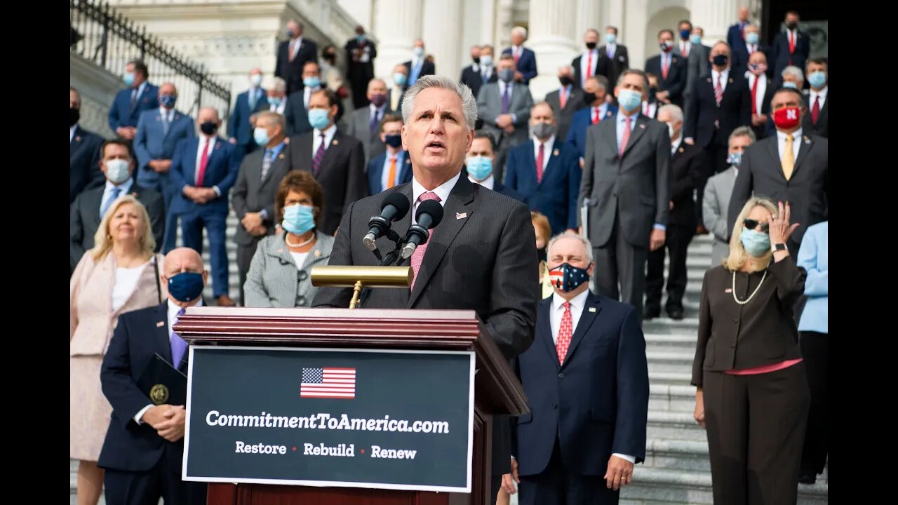 Kevin McCarthy, House Republicans deliver remarks on US-Mexico border