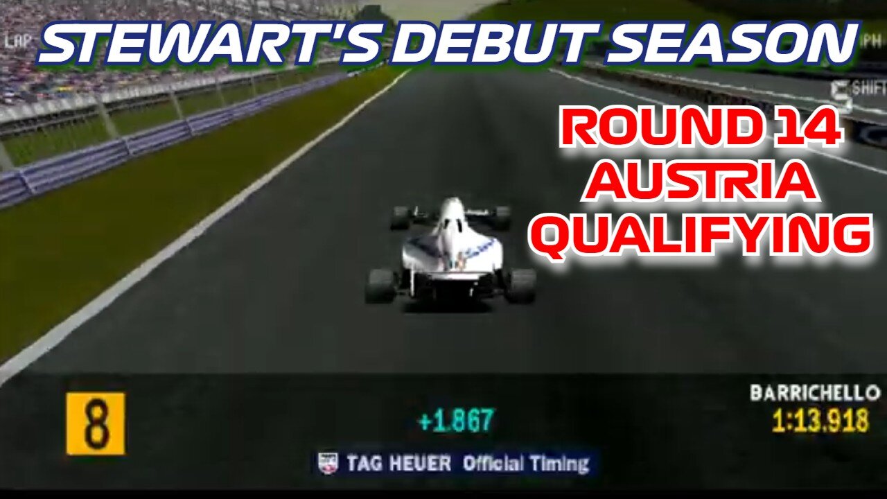 Stewart's Debut Season | Round 14: Austrian Grand Prix Qualifying | Formula 1 '97 (PS1)