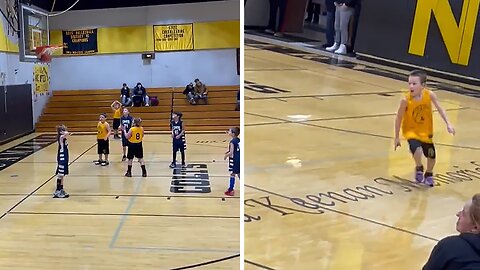 9-year-old Makes Insane Half Court Buzzer Beater