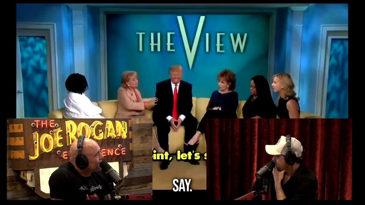 Joe Rogan Drops Eye-Opening Flashback Footage Of Trump On 'The View'