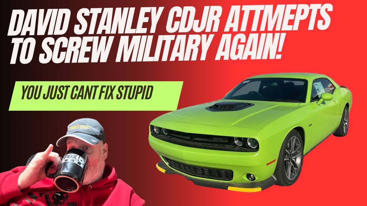 David Stanley Does It Again! Scamming Customers To Cover That Floor Plan.