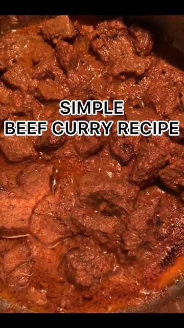 SIMPLE Beef Curry RECIPE !