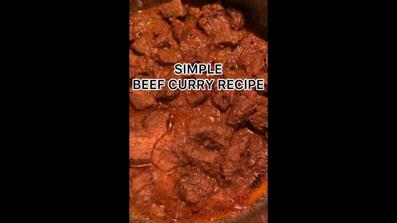 SIMPLE Beef Curry RECIPE !