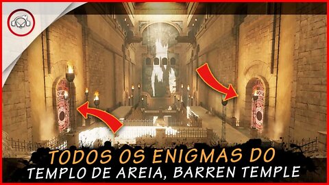 Nier Replicant, Como completar todos enigmas do templo de areia, barren Temple | Super Dica