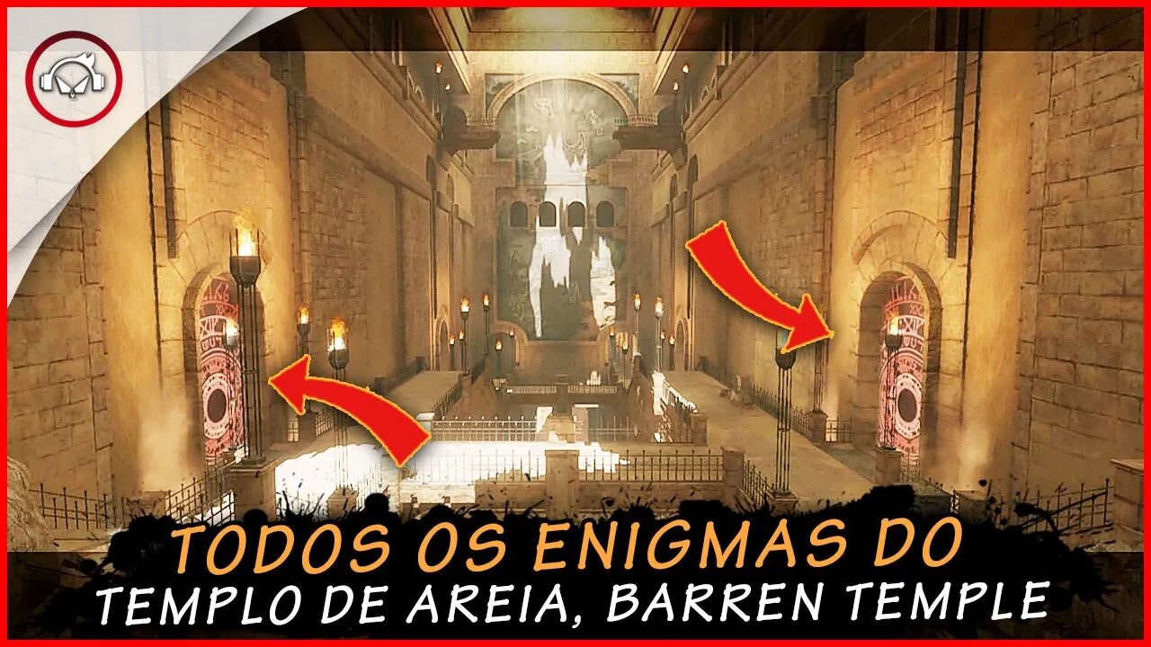 Nier Replicant, Como completar todos enigmas do templo de areia, barren Temple | Super Dica