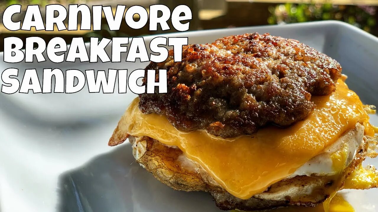 Carnivore Breakfast Sandwich Recipe | Carnivore Diet