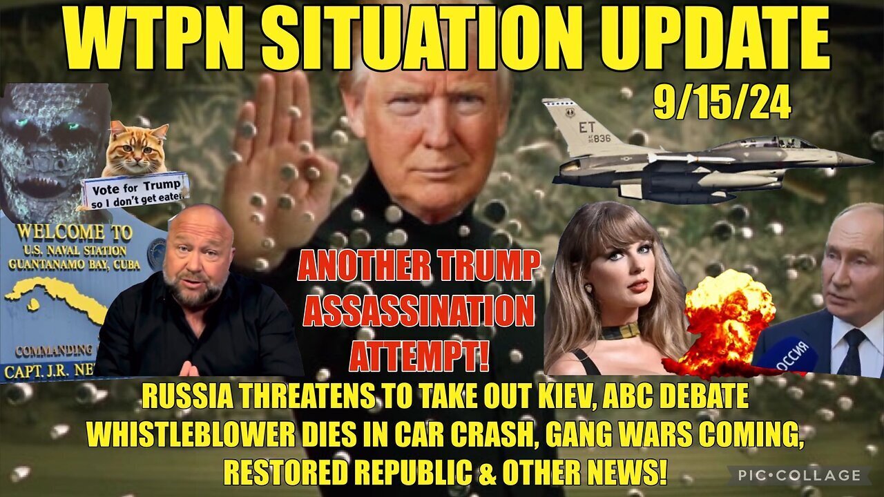 Situation Update 9/15/24: Trump Assassination 2nd Attempt!