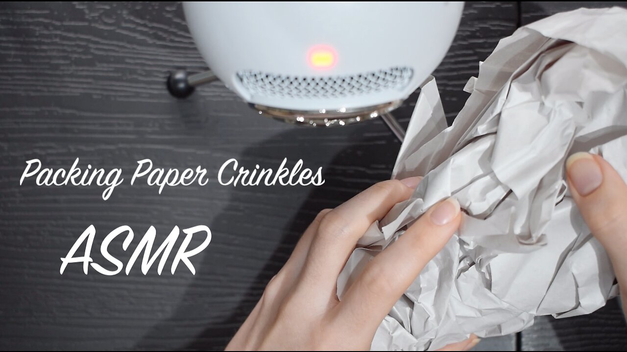 ASMR Intense Crinkle Sounds | Packing Paper | (No Talking)