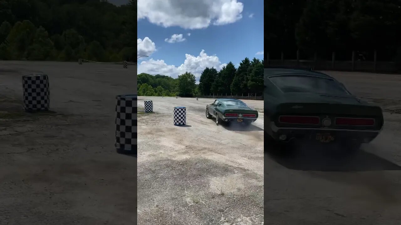 Pulling the 67 Shelby GT500 out of the museum