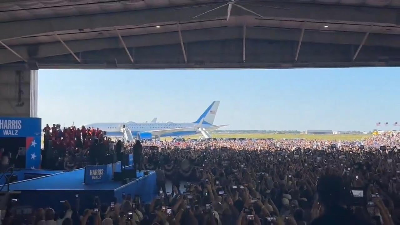 Trump Falsely Claims Harris Campaign Used AI to Fake Crowd