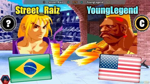 Street Fighter Alpha: Warriors Dreams (Street_Raiz Vs. YoungLegend) [Brazil Vs. U.S.A.]