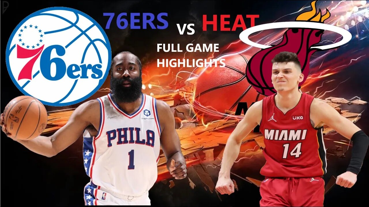 Philadelphia 76ers At Miami Heat | Full Game Highlights