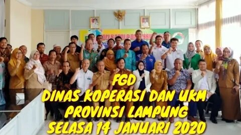 DINAS KOPERASI DAN UKM LAMPUNG GELAR FGD, BERI PENDAMPINGAN WIRAUSAHA PEMULA